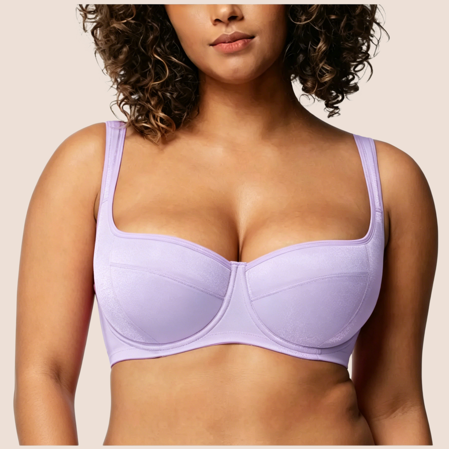 Starry Night Plus Size 4mm Lightly Padded Balconette Bra