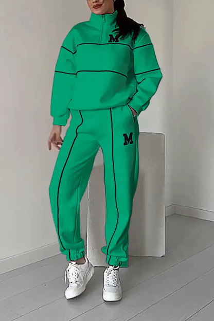 ⏰Final 2-Hour Clearance⚡ Women’S Casual Sporty “M” Two-Piece Sets