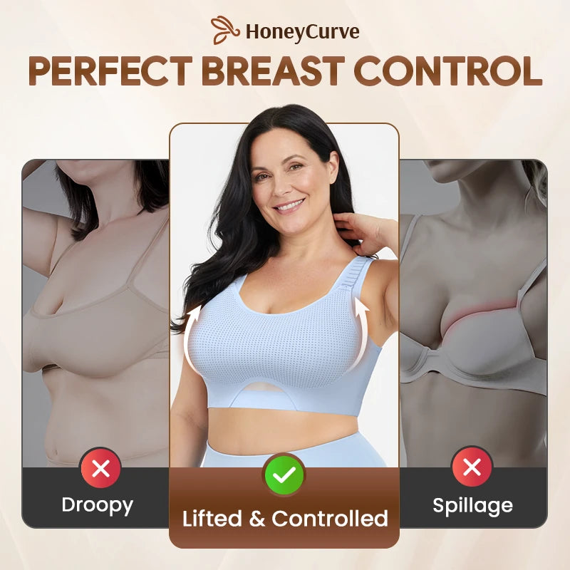 HoneyCurve - Powerful Custom-Lift Support Bra