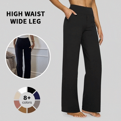 Last day's discount  --  Loose High-Waist Business Casual Pants Yoga Pants