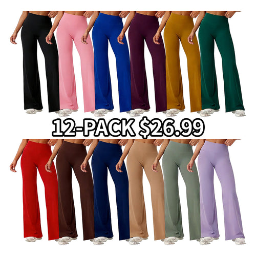 🔥 Women's High-Waist No-Front-Seam Tummy Control Sculpting Pants