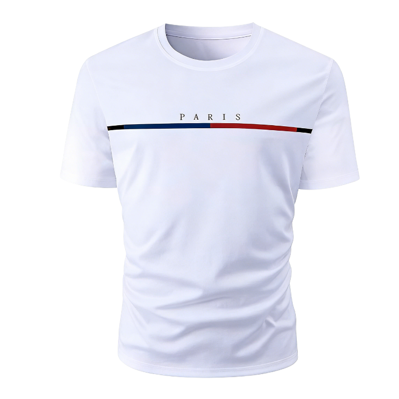 Men's Letter Graphic Tee Tops