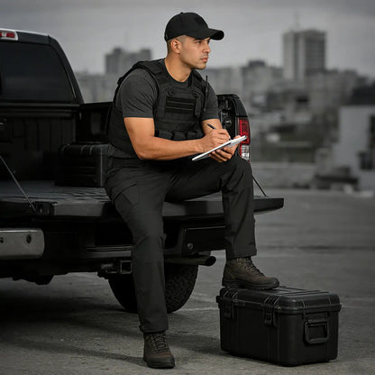 Men's Tactical Work Lightweight Multi-Pocket Water Resistant Cargo Pants