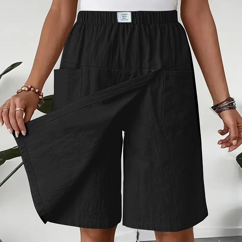🔥LAST DAY SALE - ONLY £13.99!!🔥Women's Casual Elastic Waist Wrap Skort