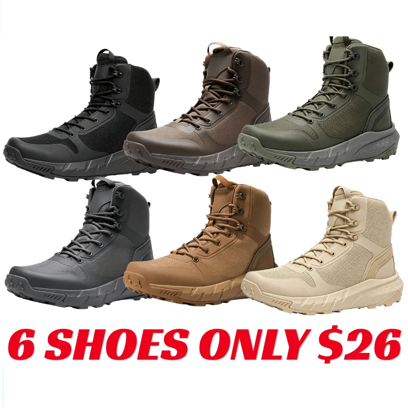Men's Military Tactical Boot Lightweight Comfortable Boots