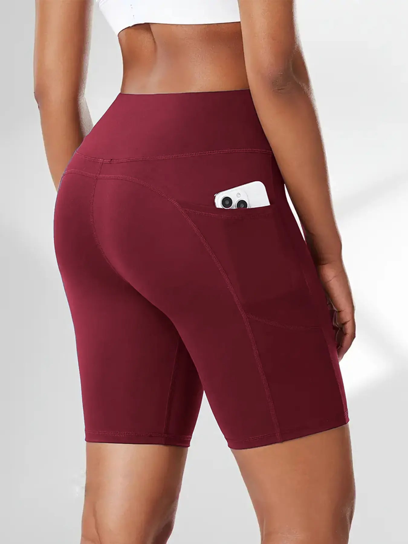 High Waist Athletic Yoga Shorts