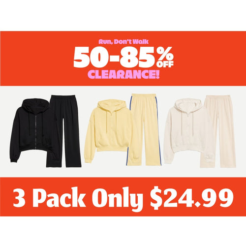 👑Exclusive Authorization👑2026 New Women's Casual Set (Full-Zip Hoodie Sweatshirt+Wide-Leg Sweatpants)