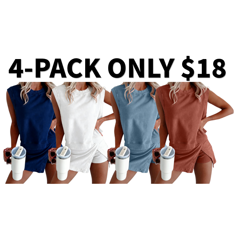 Women Two Skirt Sets Summer