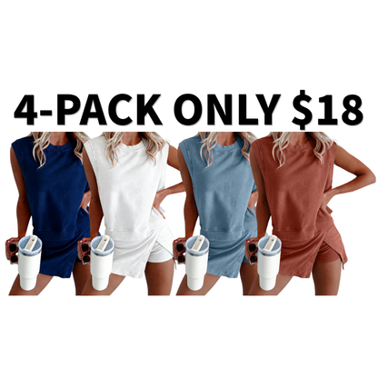 Women Two Skirt Sets Summer