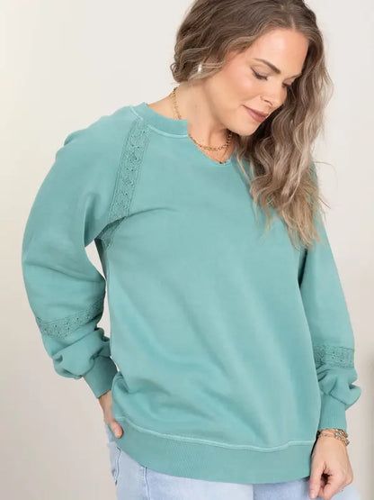 Clearance sale🔥 Your Favorite Is Back!Women's Hoodless V-neck Sweatshirt With Kangaroo Pocket Fleece Longsleeve Oversized Casual Style Shirt