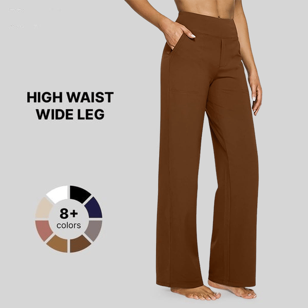 Last day's discount  --  Loose High-Waist Business Casual Pants Yoga Pants