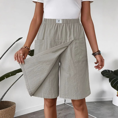 🔥LAST DAY SALE - ONLY £13.99!!🔥Women's Casual Elastic Waist Wrap Skort