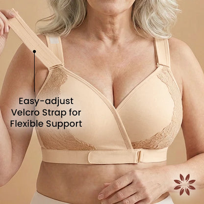 Veracomfort - Velcro Front-Wrap & Straps Adaptive Comfort Bra