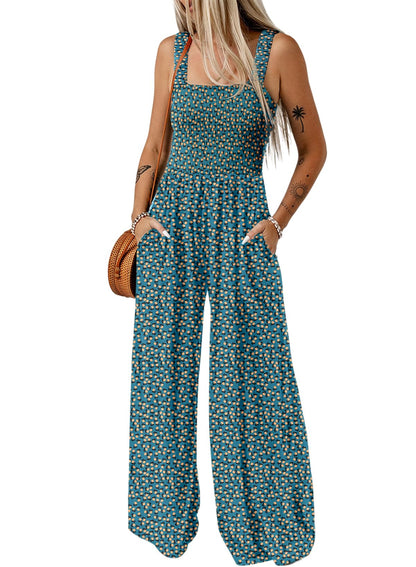 Women's One Piece Casual Loose Overalls Jumpsuits