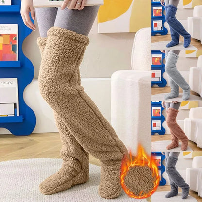 Black Friday Sale 50% OFF🎁Winter Fluffy Warm Over Knee Socks