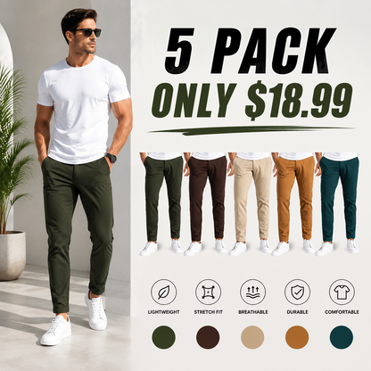 🔥Men's Slim Fit Stretch Golf Pants🔥
