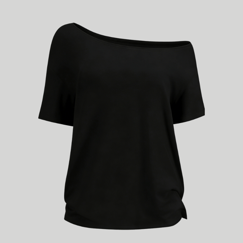 Women's Solid Basic Tee & Men's Muscle Slim Henley Shirts
