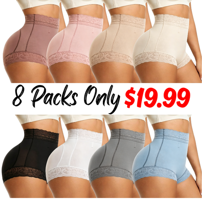 High Waist Shapewear Panty with Anti-Slip Silicone Band