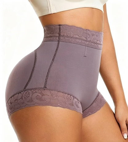 High Waist Shapewear Panty with Anti-Slip Silicone Band
