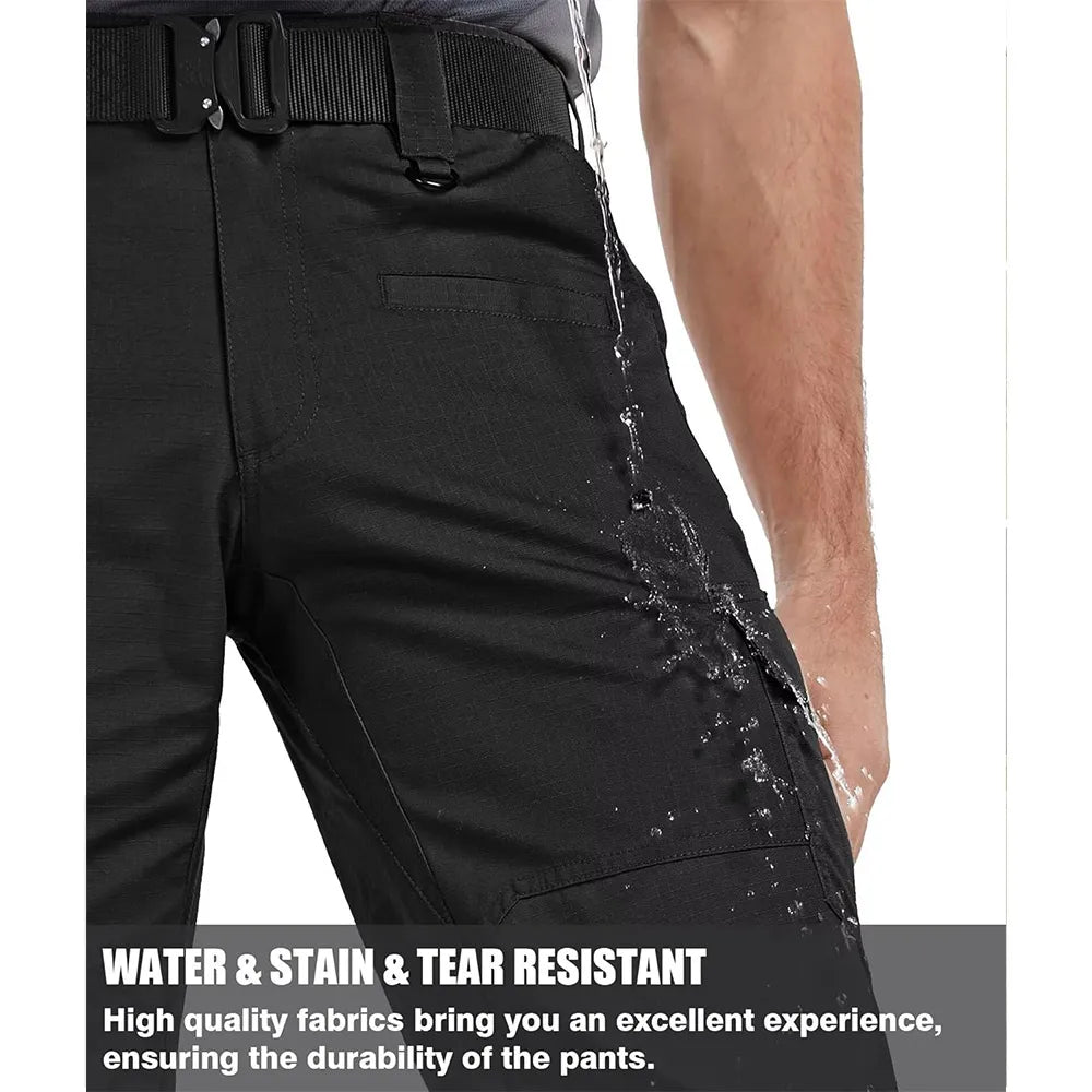 🔥Men's Ripstop Water-Resistant Cargo Pants,Ripstop Water Resistant Hiking Work Pants