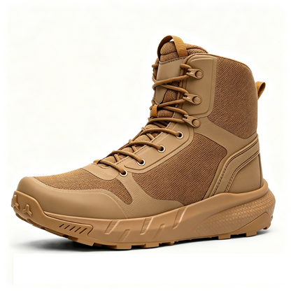 Men’s Tactical Combat Boots, Lightweight Breathable Comfort Non‐Slip High Top Outdoor Work Hiking Boots