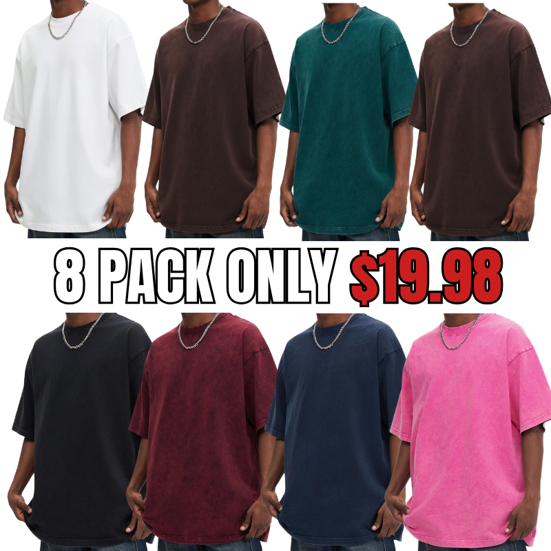 Oversized Tshirts Unisex Gym Vintage Heavyweight T Shirts
