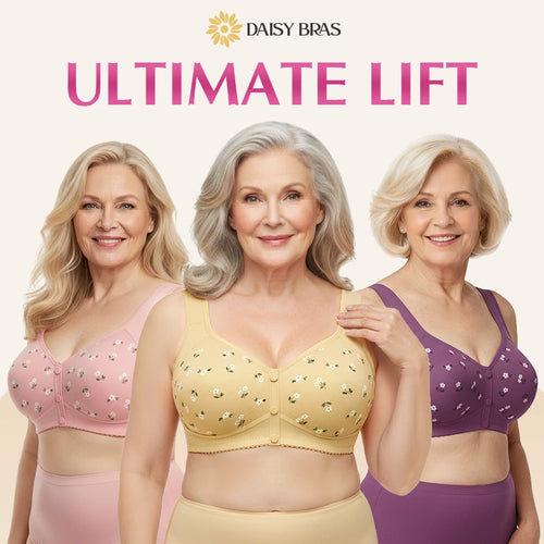 Daisy Bra - LAST DAY SALE 80% OFF - Comfortable & Convenient Front Button Bra