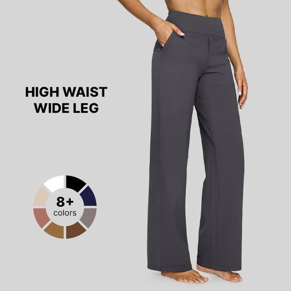 Last day's discount  --  Loose High-Waist Business Casual Pants Yoga Pants