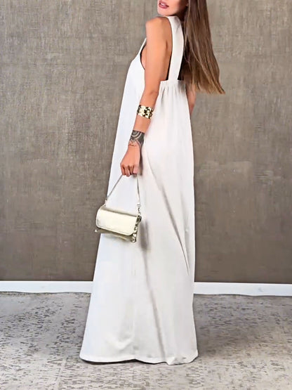 Holiday Casual Halterneck Dress