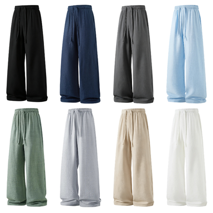 Men’s Summer Lightweight Casual Retro Pants