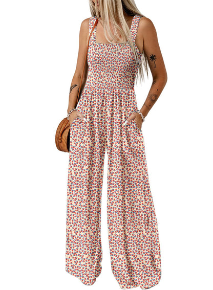 Women's One Piece Casual Loose Overalls Jumpsuits