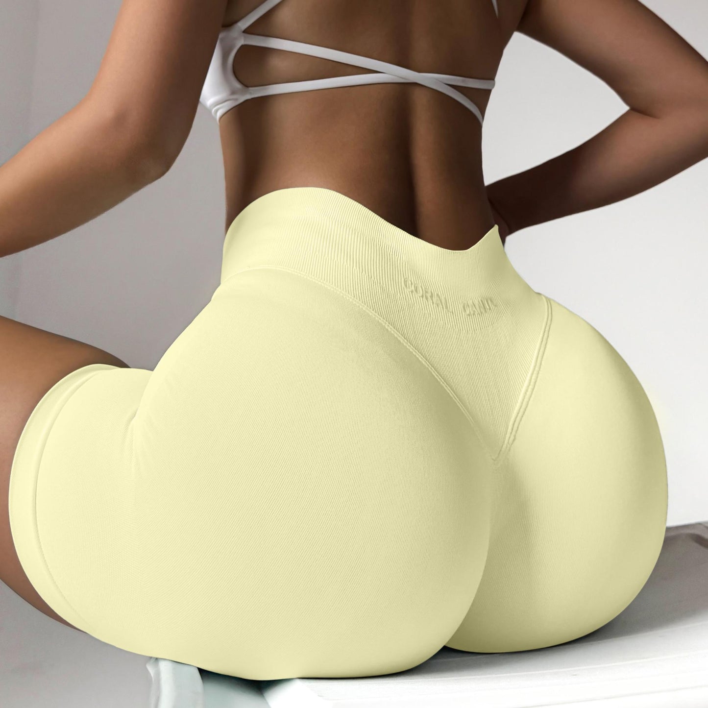 🔥Factory Promotion🔥High Waistband Butt Lifting Summer Vibes Sports Shorts