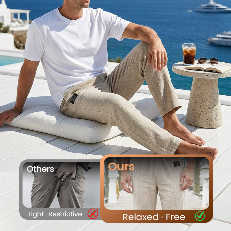 💕LAST DAY SALE 70% OFF!!💕Breathable Straight-Leg Trousers for Men