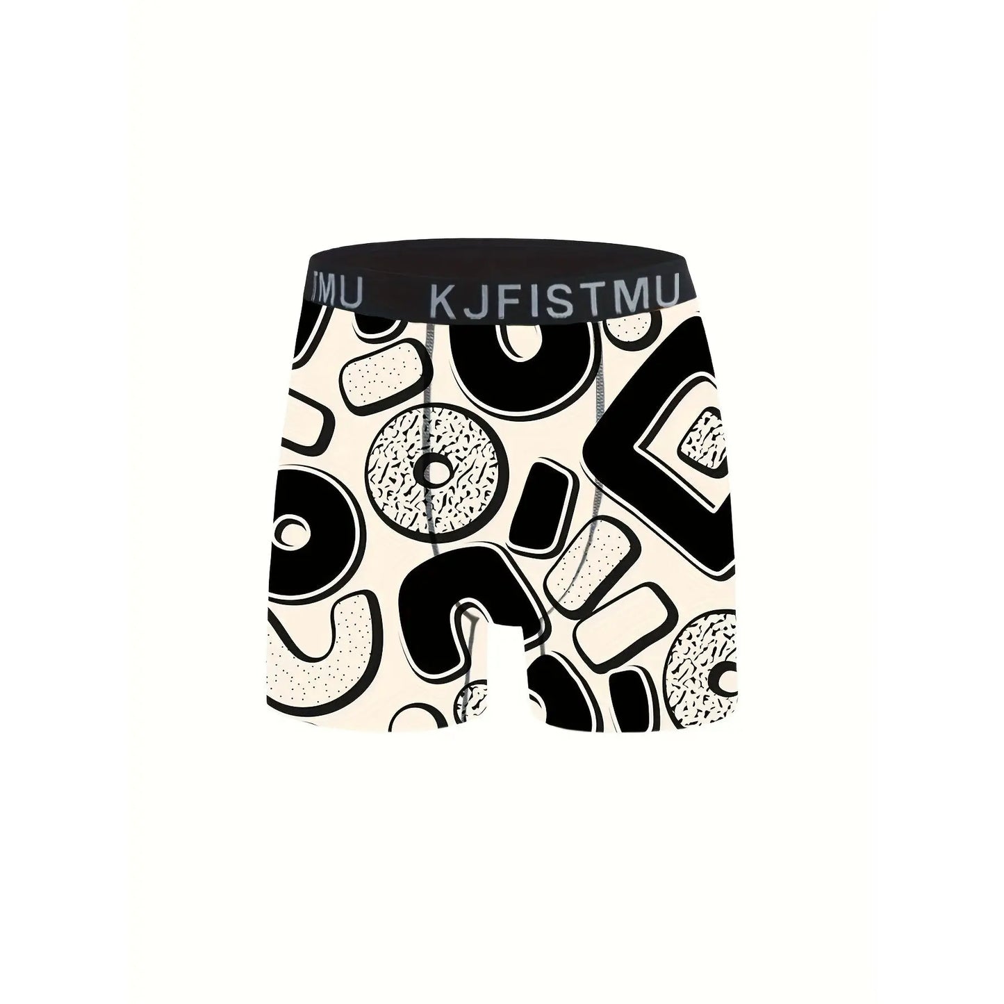 12PCS/24PCS Men's Cartoon Tie-Dye Striped Boxer Briefs