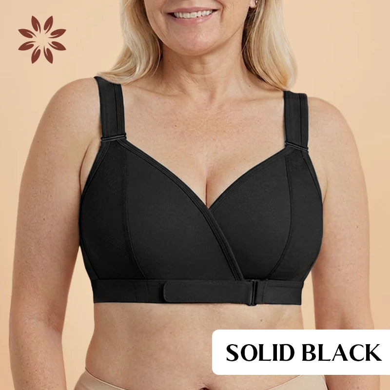 Veracomfort - Velcro Front-Wrap & Straps Adaptive Comfort Bra