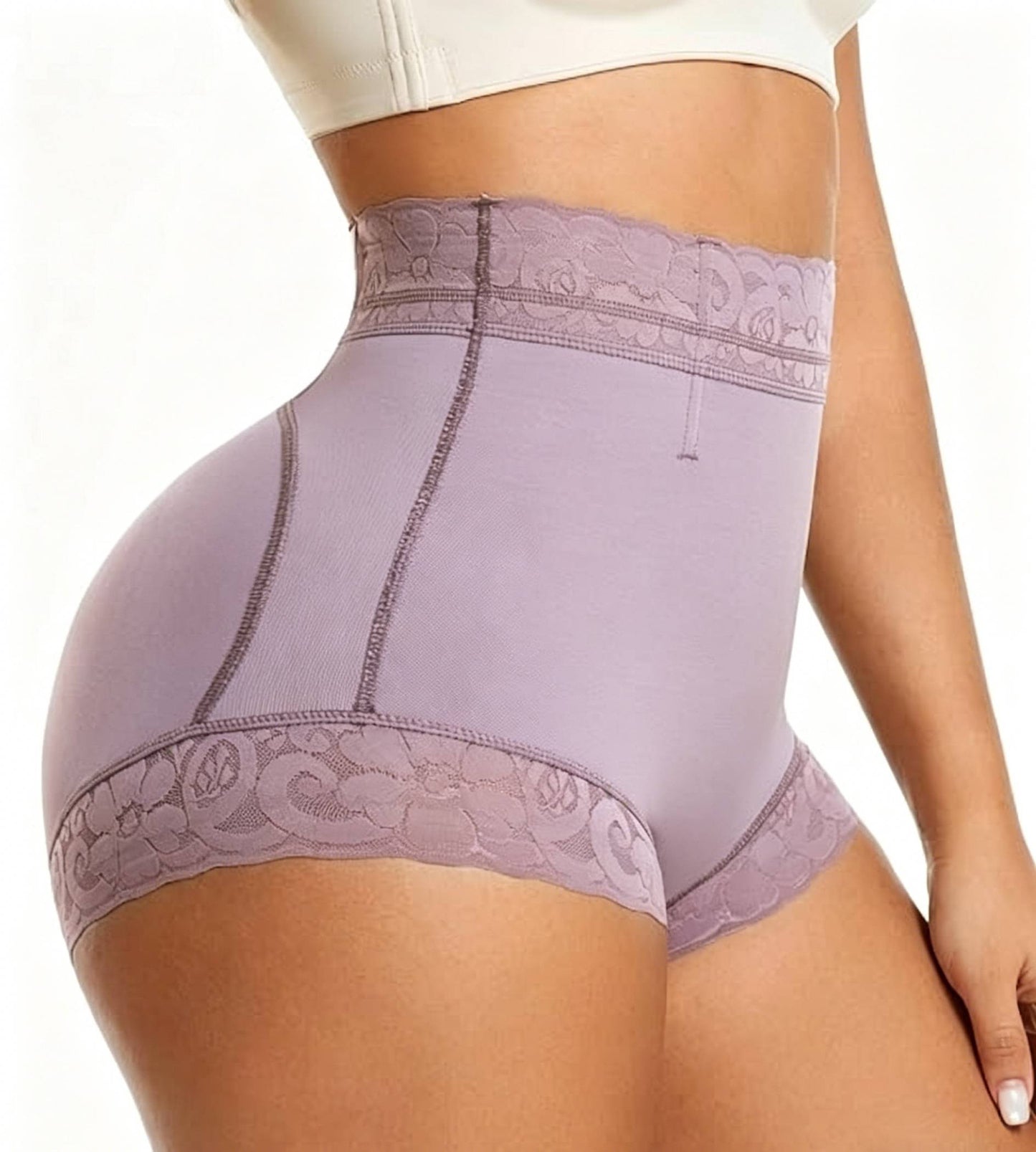 High Waist Shapewear Panty with Anti-Slip Silicone Band