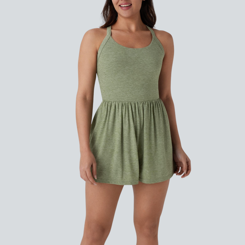 2-in-1 Romper-Easy Peezy Edition Dresses