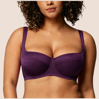 Starry Night Plus Size 4mm Lightly Padded Balconette Bra