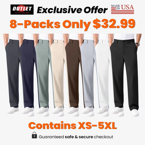 Ultra Comfort Ice Silk Flexible Casual Pants
