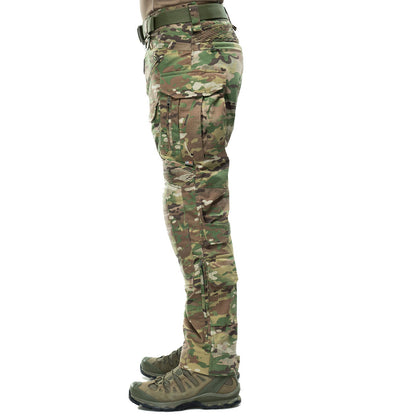Military Camo Rip‐Stop Tactical Trousers