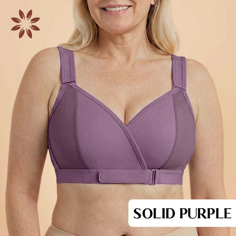 Veracomfort - Velcro Front-Wrap & Straps Adaptive Comfort Bra