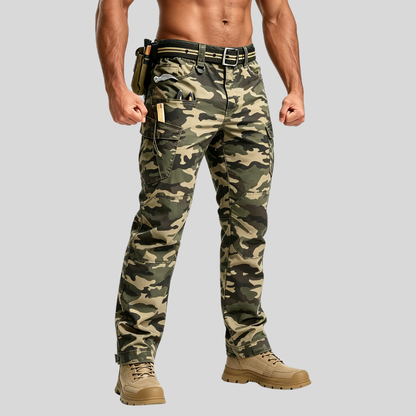 Men's Tactical Work Lightweight Multi-Pocket Water Resistant Cargo Pants
