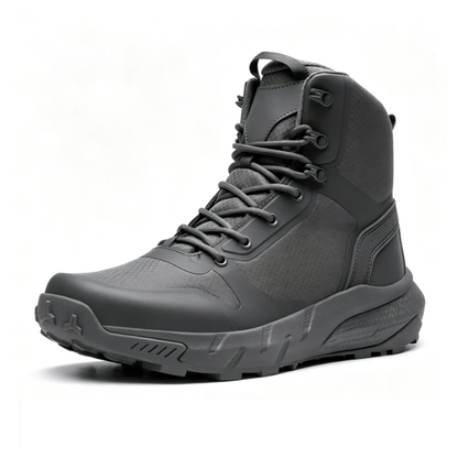 Men’s Tactical Combat Boots, Lightweight Breathable Comfort Non‐Slip High Top Outdoor Work Hiking Boots
