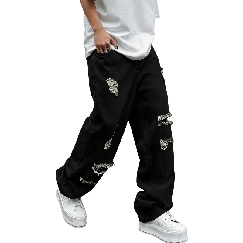 Men's Vintage Wide Leg Flared Jeans