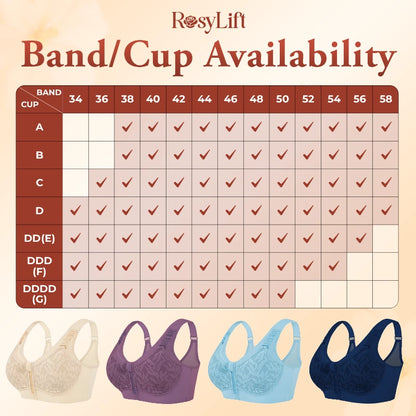 RosyLift - Ultimate Lifting Bounce Control Front Zipper Bra