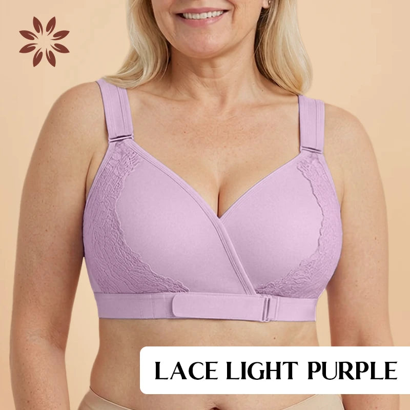 Veracomfort - Velcro Front-Wrap & Straps Adaptive Comfort Bra