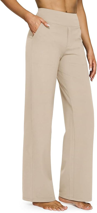Last day's discount  --  Loose High-Waist Business Casual Pants Yoga Pants