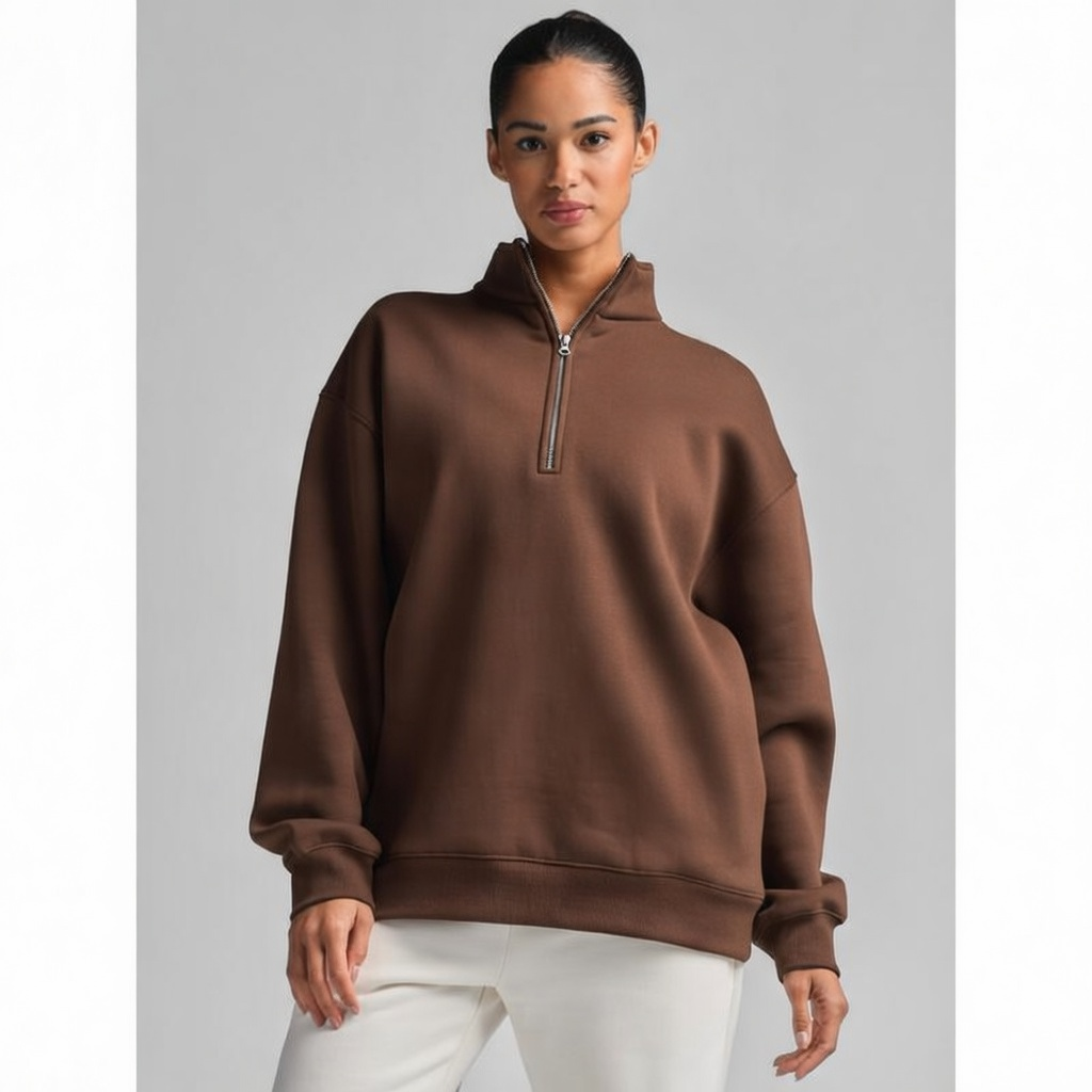 💘 Valentine’s Day Sale 💘 Basic Quarter Zip Mock Neck
