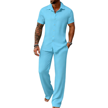 🔥Men's Plain Textured Set