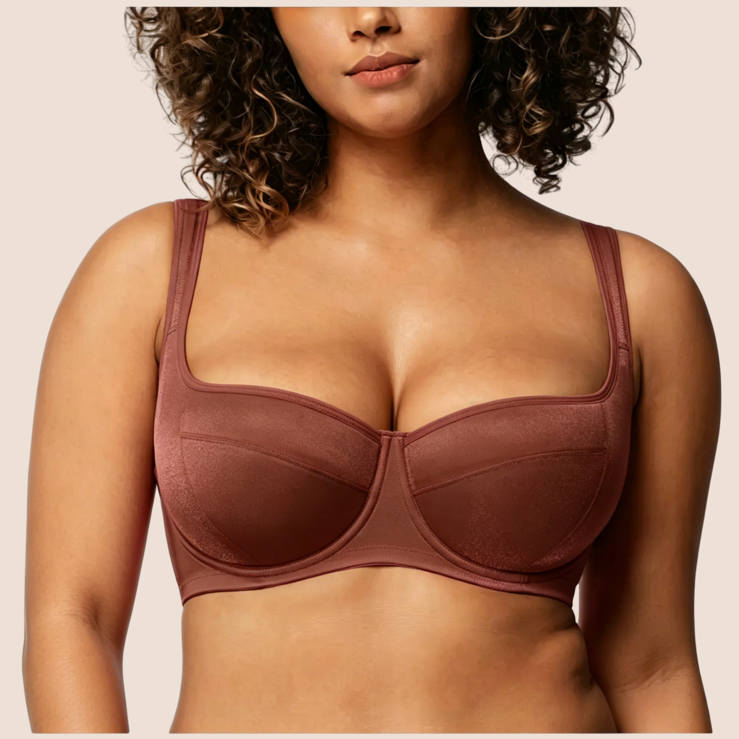 Starry Night Plus Size 4mm Lightly Padded Balconette Bra